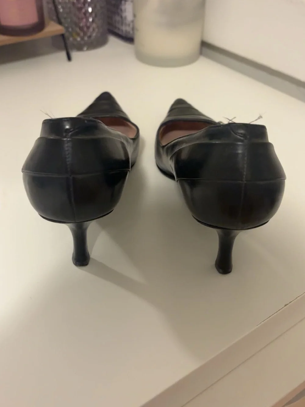 Black Pointed Toe Women's Flats